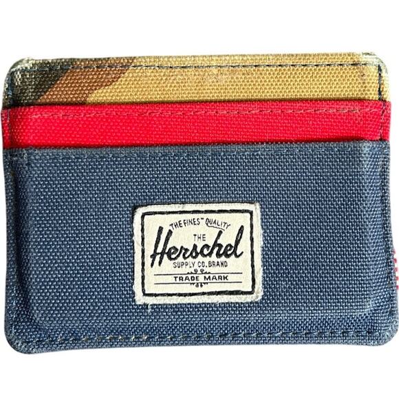 Hershel Wallet RFID Case Charlie Camo Blue - Picture 1 of 5